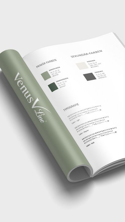 Corporate Design Manual als gedruckte Broschüre